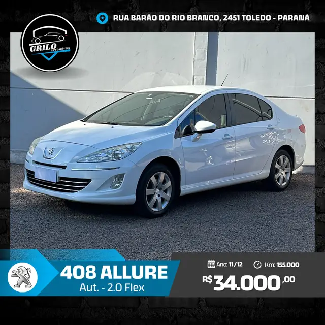Carro Peugeot 408 2012 Allure 2.0 16V (Flex)