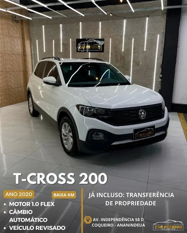 Carro Volkswagen T-Cross 2020 1.0 200 TSI