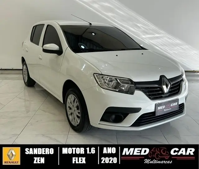 Carro Renault Sandero 2020 Zen 1.6 16V SCe (Flex)