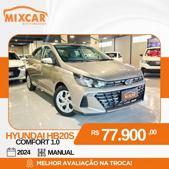 Carro Hyundai HB20S 2024 Comfort 1.0 (Flex)