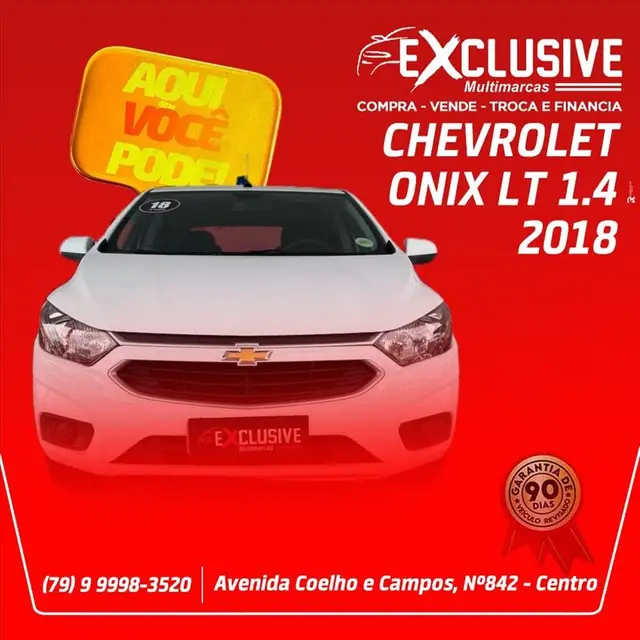 Carro Chevrolet Onix 2018 1.4 LT SPE/4