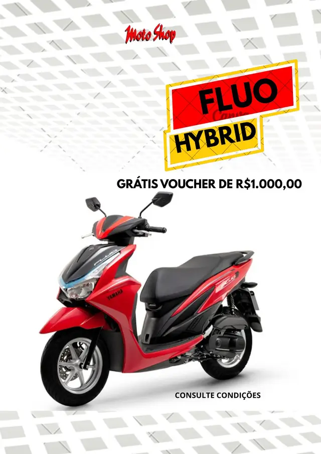 Moto Yamaha Fluo 2026 Hybrid Connected