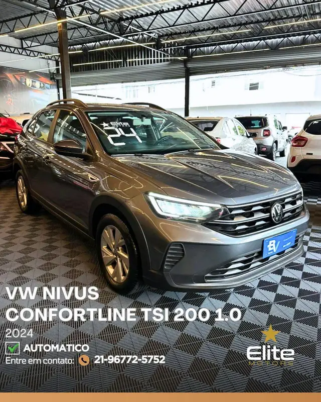 Carro Volkswagen Nivus 2024 Comfortline 200 TSI