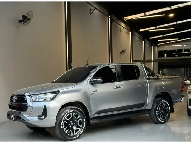 Carro Toyota Hilux Cabine Dupla 2021 SRV 2.7 CD 4x2 (Flex) (Aut)