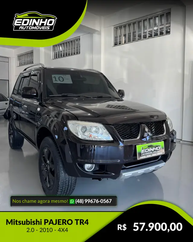 Carro Mitsubishi Pajero TR4 2010 2.0/ 2.0 Flex 16V 4x4 Mec.