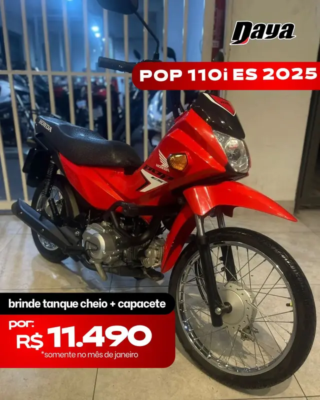 Moto Honda Pop 110i 2025 110i