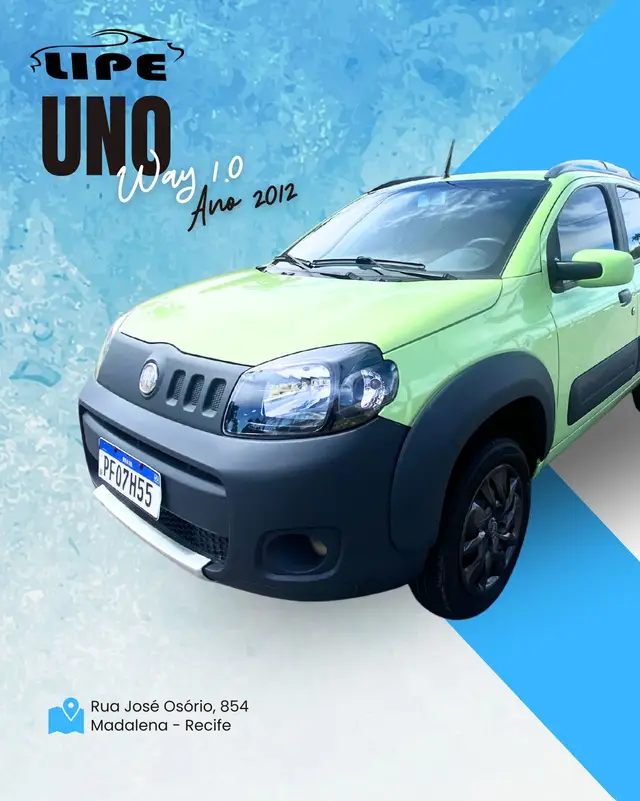 Carro Fiat Uno 2012 Way 1.0 8V (Flex) 4p