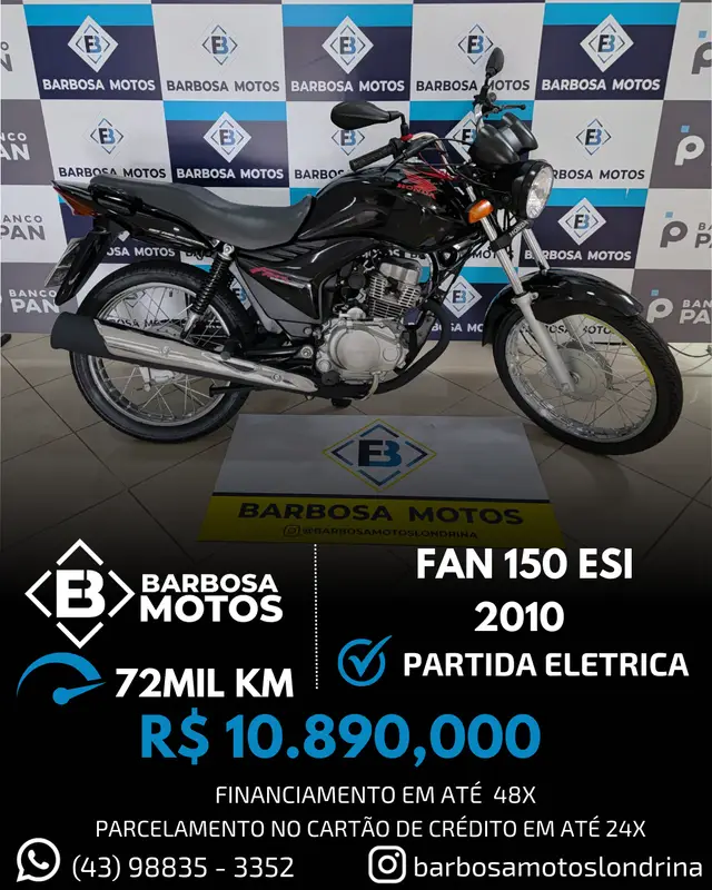 Moto Honda CG 150 2010 Fan ESi