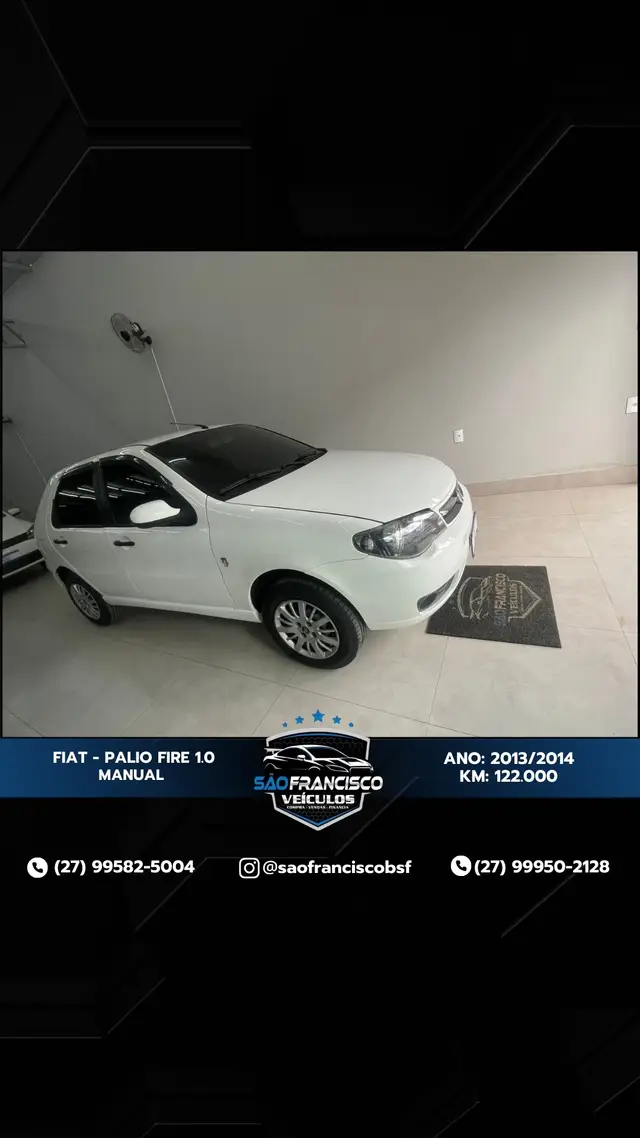 Carro Fiat Palio 2014 Fire 1.0 8V (Flex) 4p