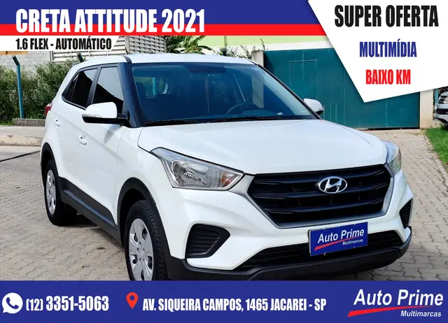 Carro Hyundai Creta 2021 Attitude 1.6 (Aut) (Flex)