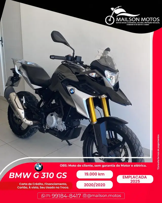 Moto BMW G 310 GS 2020 ABS