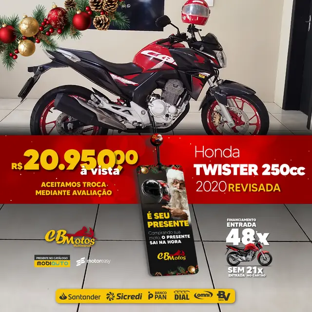 Moto Honda CB 250F Twister 2020 (CBS)