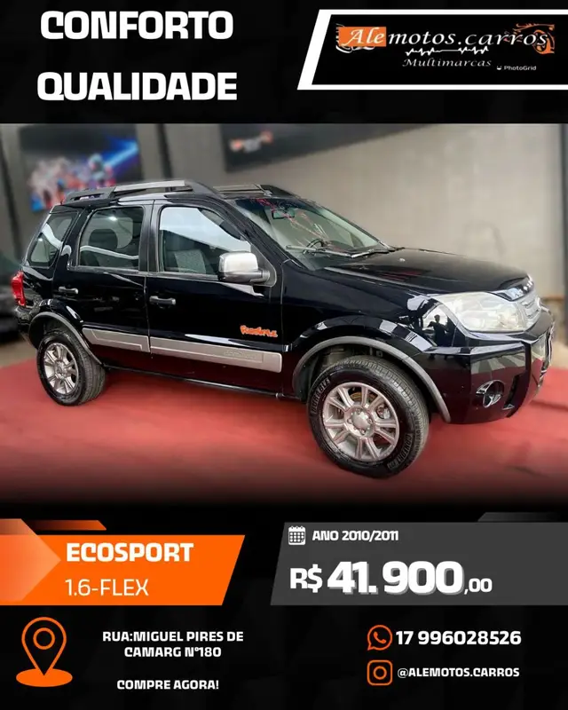 Carro Ford EcoSport 2011 Ecosport XLT Freestyle 1.6 (Flex)