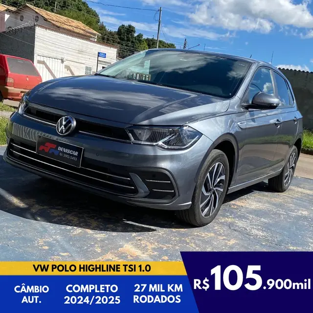Carro Volkswagen Polo 2025 Highline TSI 1.0 Flex 12V Aut.