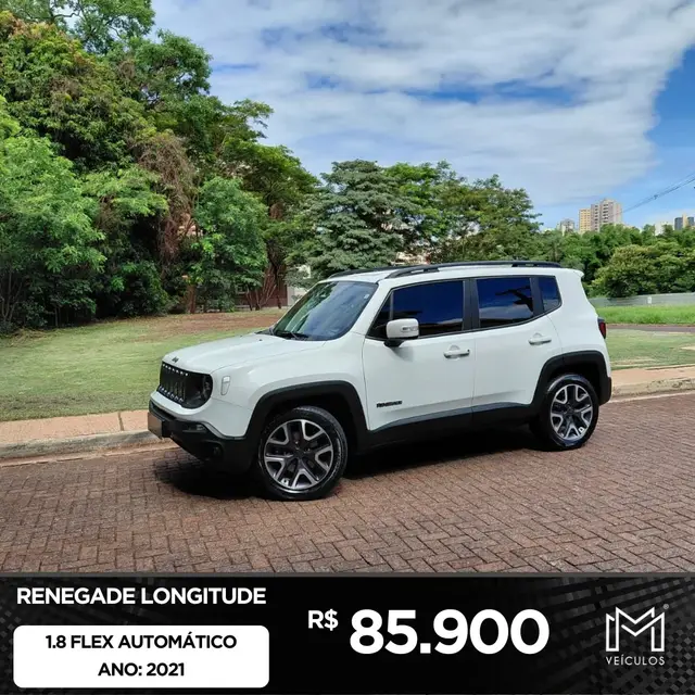 Carro Jeep Renegade 2021 Longitude 1.8 4x2 (Aut) (Flex)