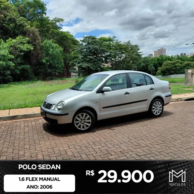 Carro Volkswagen Polo Sedan 2006 1.6 8V (Flex)