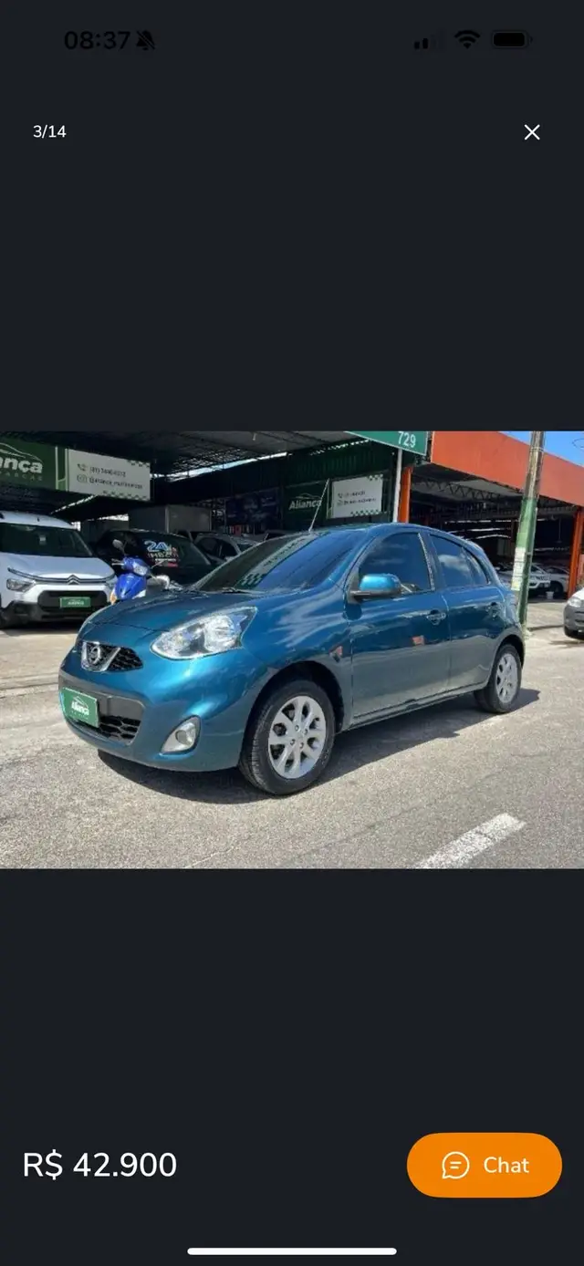 Carro Nissan March 2015 1.0 16V S (Flex)