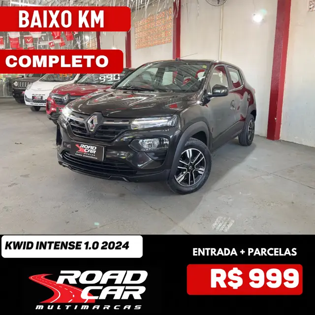 Carro Renault Kwid 2024 Intense 1.0 12v SCe (Flex)