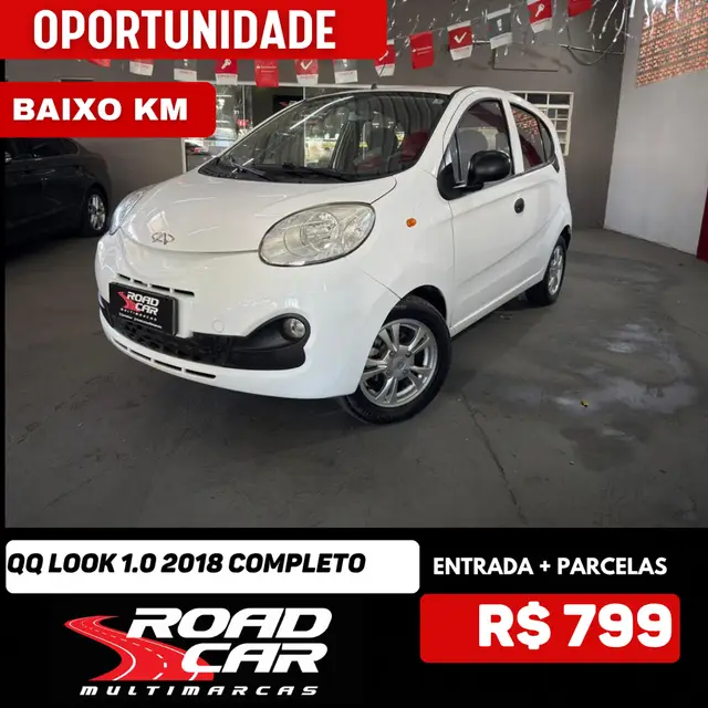Carro CAOA Chery QQ 2018 New  Look 1.0 (Flex)