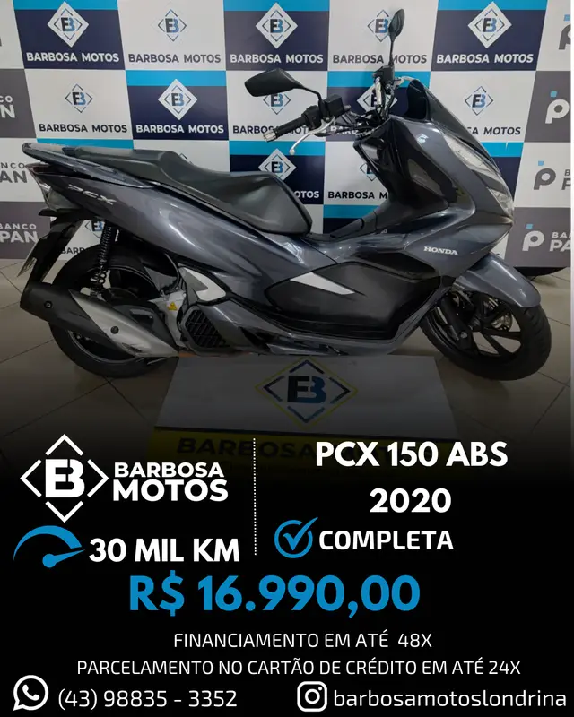 Moto Honda PCX 150 2020 DLX