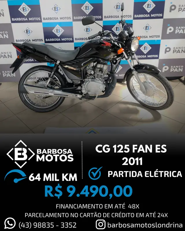 Moto Honda CG 150 2011 Fan ESi