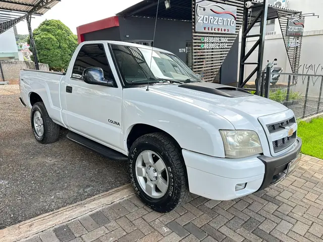 Carro Chevrolet S10 Cabine Simples 2008 S10 Colina 4x2 2.8 Turbo Electronic (Cab Simples)