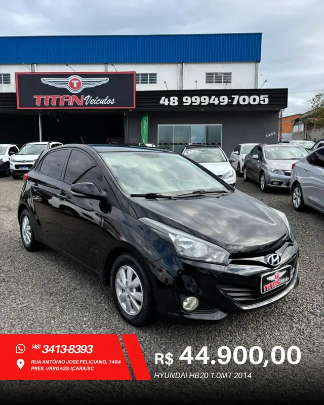 Carro Hyundai HB20 2014 1.0 Comfort Style (Flex)