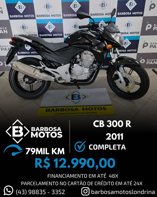 Moto Honda CB 300R 2011 Standard