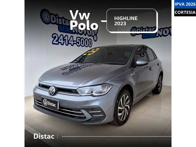 Carro Volkswagen Polo 2023 Highline (Aut) (Flex)