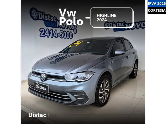 Carro Volkswagen Polo 2024 Highline (Aut) (Flex)