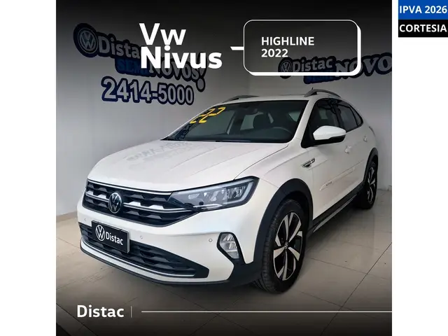 Carro Volkswagen Nivus 2022 Highline 1.0 Turbo (Flex) (Aut)