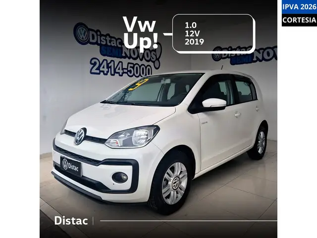 Carro Volkswagen Up! 2019 1.0 12v TSI E-Flex Move