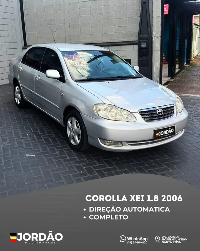 Carro Toyota Corolla 2006 Sedan XEi 1.8 16V (flex)