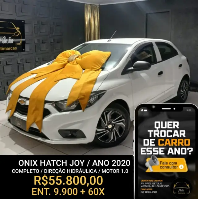 Carro Chevrolet Onix 2020 1.0 Joy SPE/4