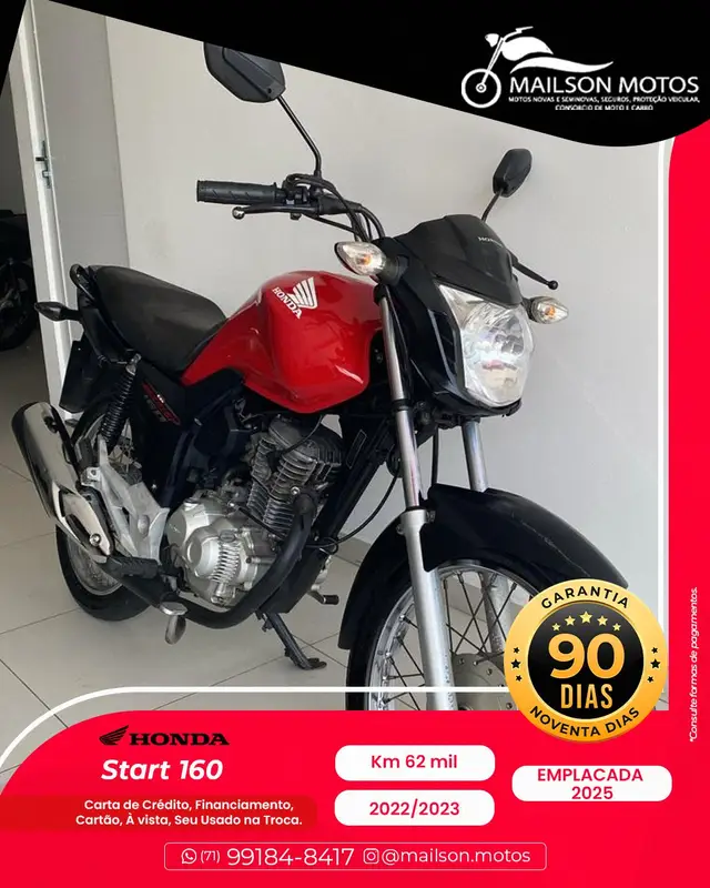 Moto Honda CG 160 2023 Start