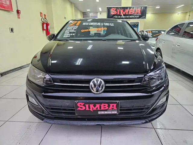 Carro Volkswagen Virtus 2021 1.0 200 TSI Comfortline (Flex) (Aut)