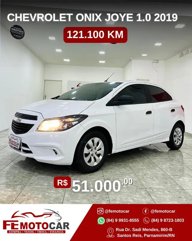 Carro Chevrolet Onix 2019 1.0 Joy SPE/4