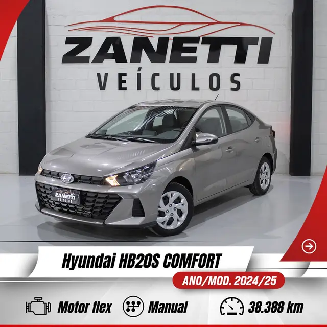 Carro Hyundai HB20S 2025 Comfort Plus 1.0