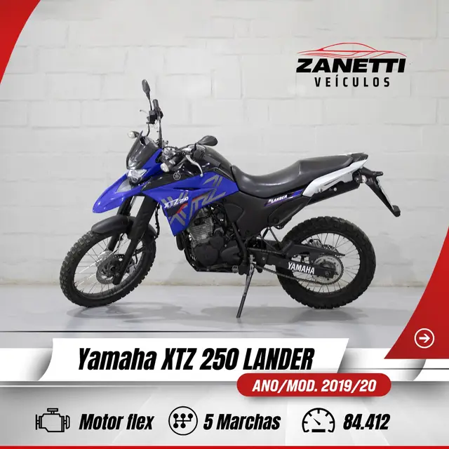 Moto Yamaha XTZ 250 Lander 2020 Blueflex/ABS