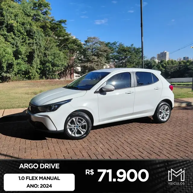 Carro Fiat Argo 2024 Drive 1.0