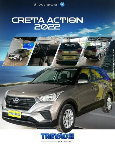 Carro Hyundai Creta 2022 Action 1.6