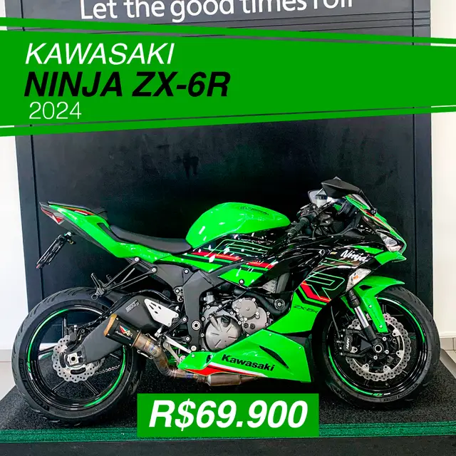 Moto Kawasaki Ninja 2024 ZX-6R