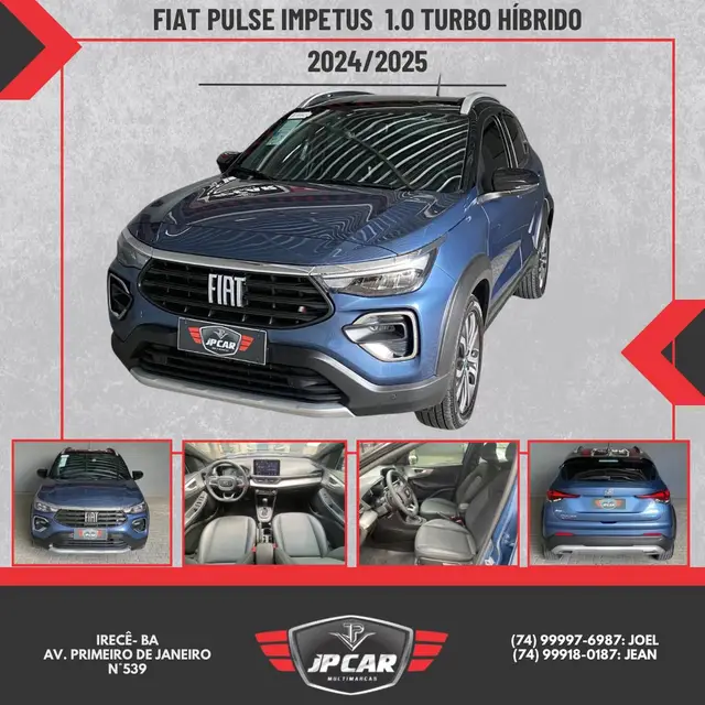 Carro Fiat Pulse 2025 Impetus T200 Hybrid