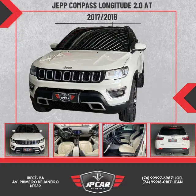 Carro Jeep Compass 2018 2.0 Longitude 4x4 Diesel