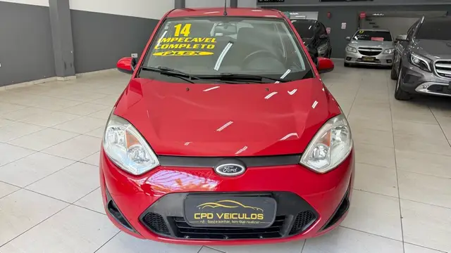 Carro Ford Fiesta Hatch 2014 S Plus 1.0 RoCam (Flex)