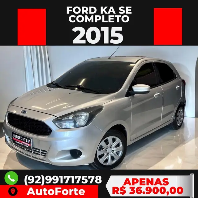 Carro Ford Ka 2015 SE Plus 1.0 (Flex)