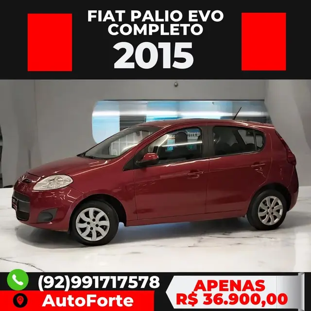 Carro Fiat Palio 2015 Attractive 1.0 Evo (Flex)