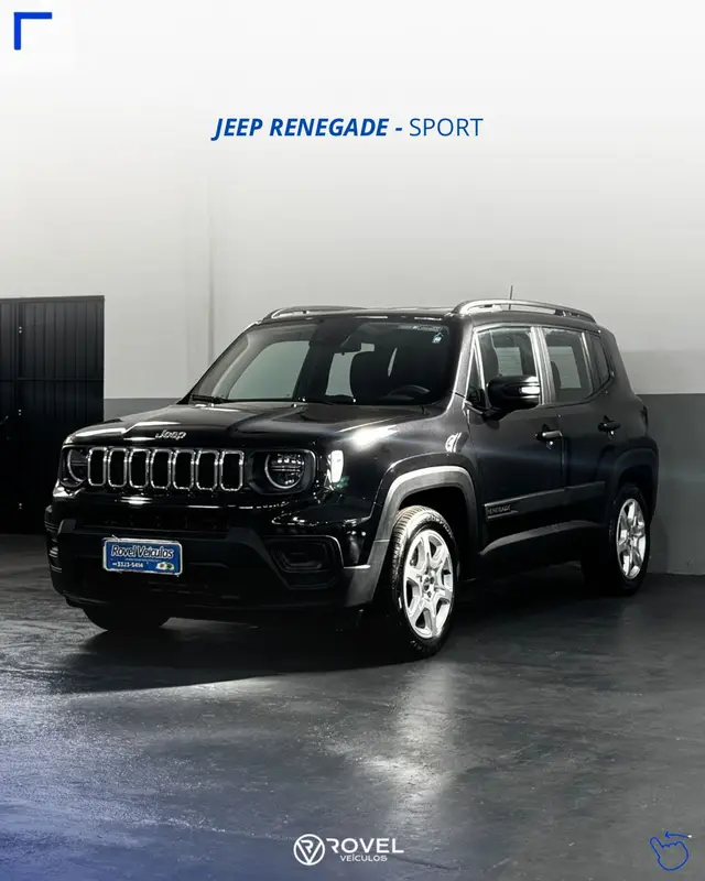 Carro Jeep Renegade 2024 Sport T270 1.3 Turbo 4x2