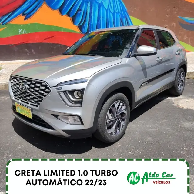 Carro Hyundai Creta 2023 Limited 1.0 Turbo (Aut) (Flex)