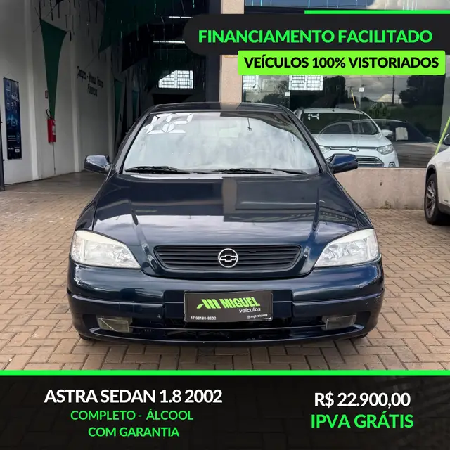 Carro Chevrolet Astra Sedan 2002 GL 1.8 MPFi